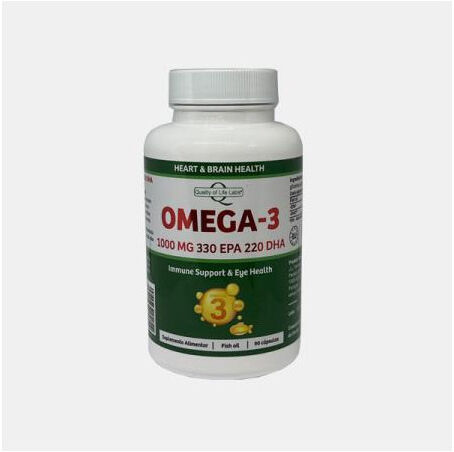 QUALITY OF LIFE LABS OMEGA 3 1000mg 330 EPA 220 DHA 90 CAPSULAS