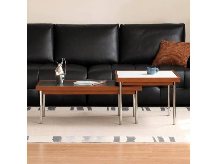 Tables basses rectangulaires vintage, tables basses carrées minimalistes transparentes, design moderne, Tavolino Da Salotto, accessoires pour la maison
