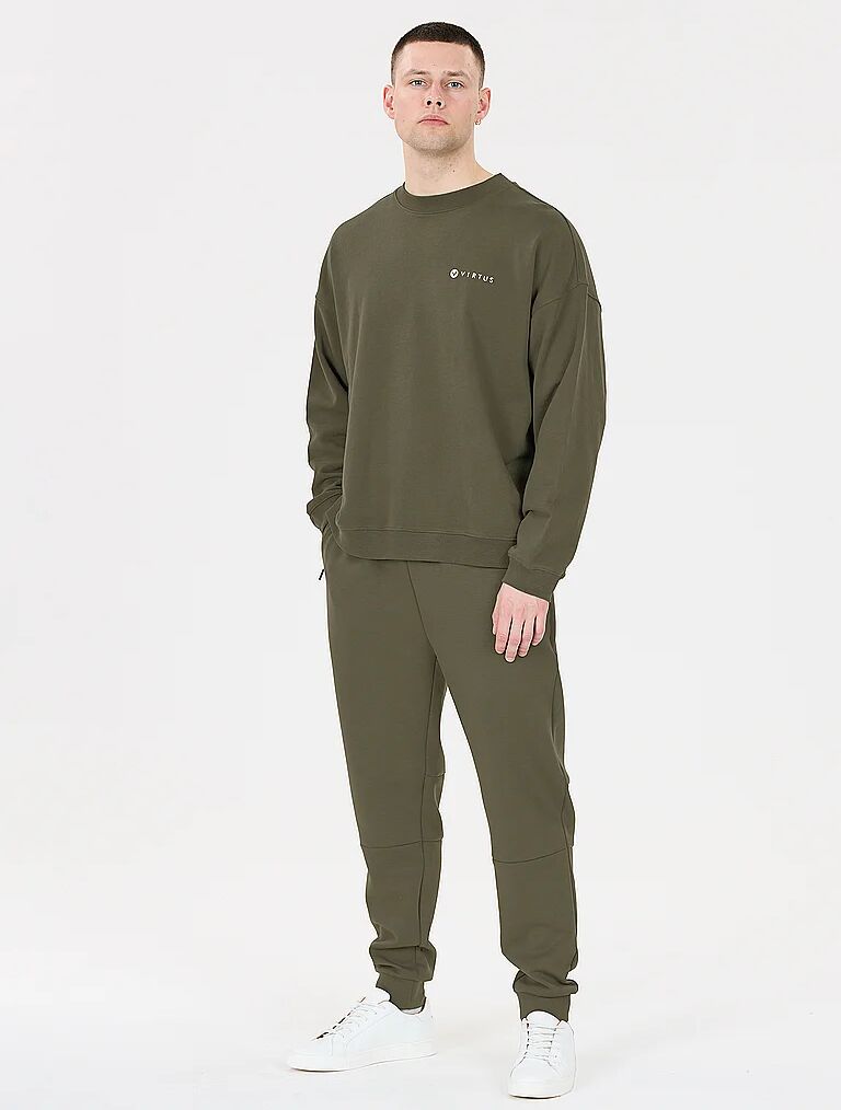 VIRTUS Herren Sweater Kallan dunkelgrün   M M