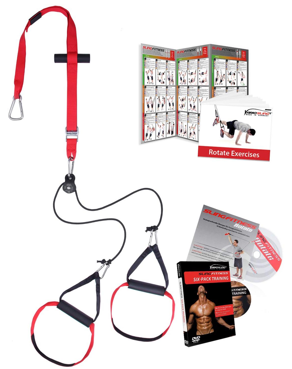Suspension Trainer Set mit Türanker, DVD & Poster
