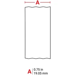 Brady, Etikettenrolle, BMP41/BMP51/M511 Label (19.05 mm)