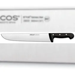 Arcos Serie Universal - Metzgermesser - Klinge Nitrum Edelstahl 300 mm - HandGriff Polyoxymethylen (POM) Farbe Schwarz