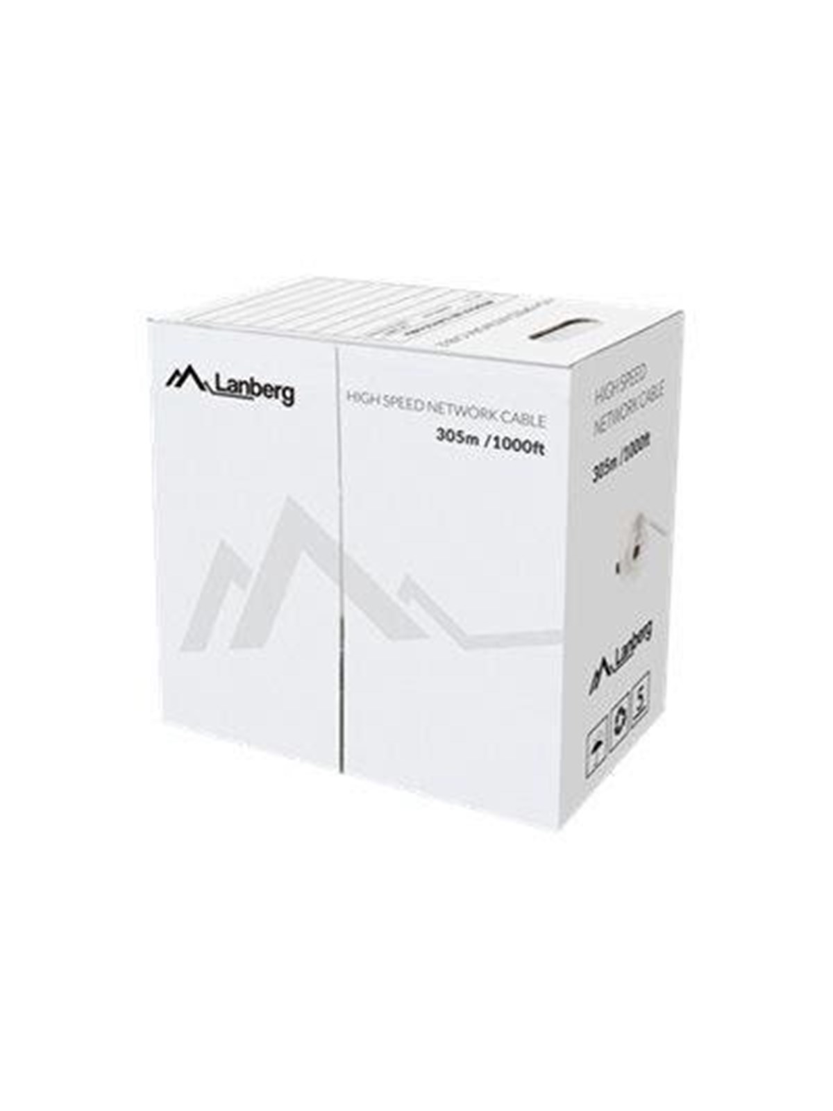 Lanberg bulk cable - 305 m - blue - Blau - 305m
