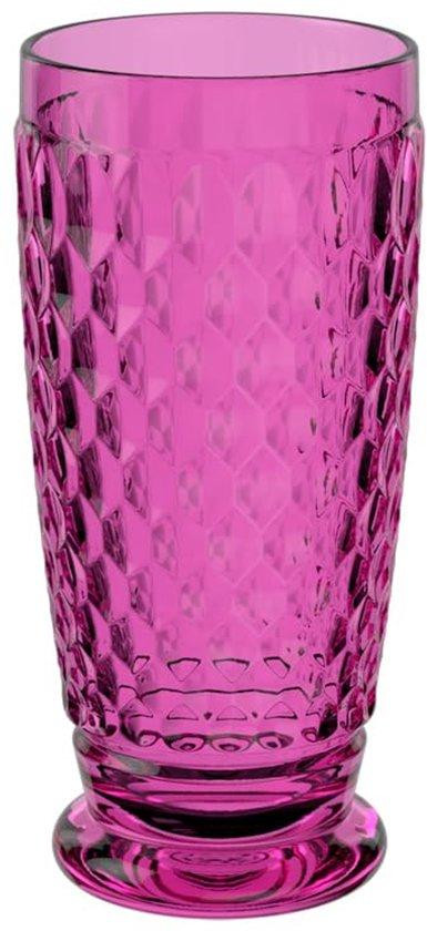 Unyqoos Kristall longdrinkglas, 300 ml, roze
