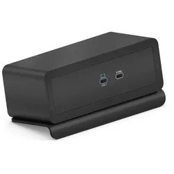 mediahub2 - 7 Steckplätze, freistehend, Tischmodell - schwarzes Gehäuse und matt-schwarze Module. M2 Dock. Buchse - Keine. Stecker - Keiner