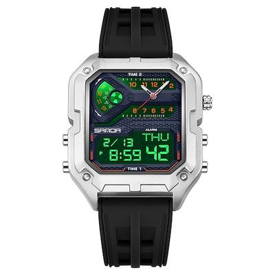 SANDA 6278 Marke Mode Herren Elektronische Uhr Multifunktionaler Wecker Leuchtender Kalender Sport digitale Uhren