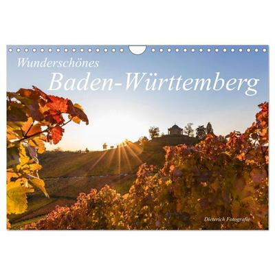 Wunderschönes Baden-Württemberg (Wandkalender 2026 DIN A4 quer), CALVENDO Monatskalender