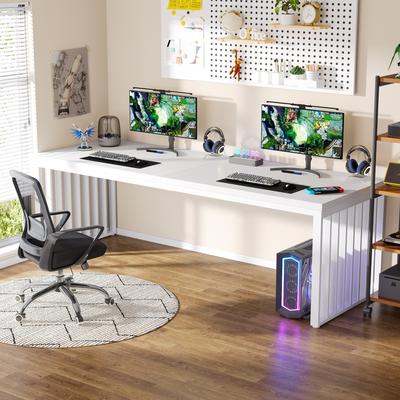 1Easylife 78.74-inch Two Person Computer Desk for Home Office