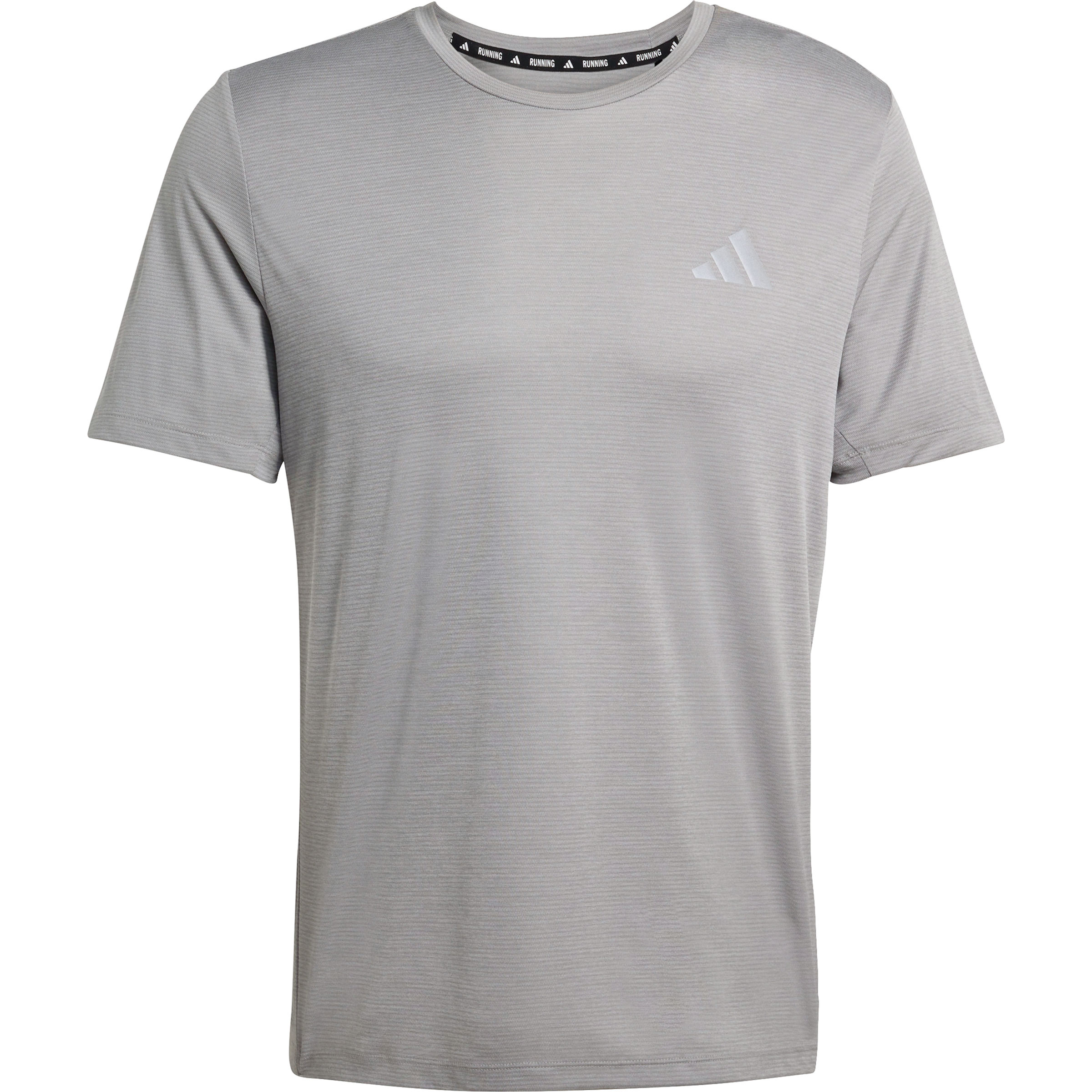adidas Run Essentials Herren Laufshirts grau Größe M Laufen | Trailrunning Schnell trocknend