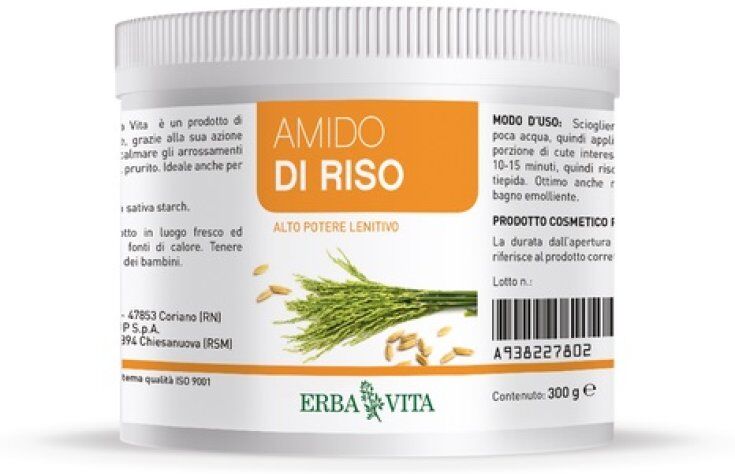 Erba Vita Amido Di Riso Barattolo 300 G