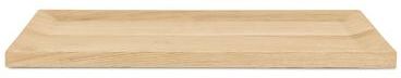 NADAAL STUDIOS Sorrelia Tray, Beveled-Edge Solid Oak, Natural Finish