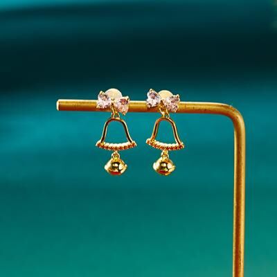 Multicon Wholesale Hub Cute Snowman, Colorful Crystal Zircon, Dangle Earrings For Women, Christmas Tree Snowflake Bow, Xmas New Year Party Gift 4