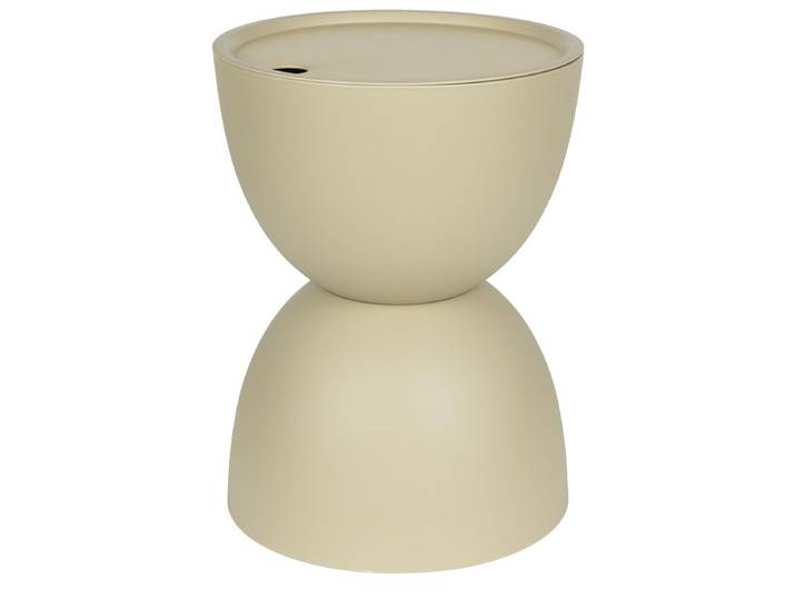 Outdoor-Tisch Mara – aus Polypropylen-Kunststoff - Beige - Luxusbetten24