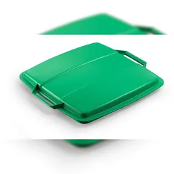 Durable Deckel für Abfalltonne 90l gn DURABIN LID quadr. mit Griffen