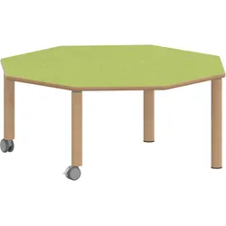 Tisch ZALOTTI mit Linoleum-Belag