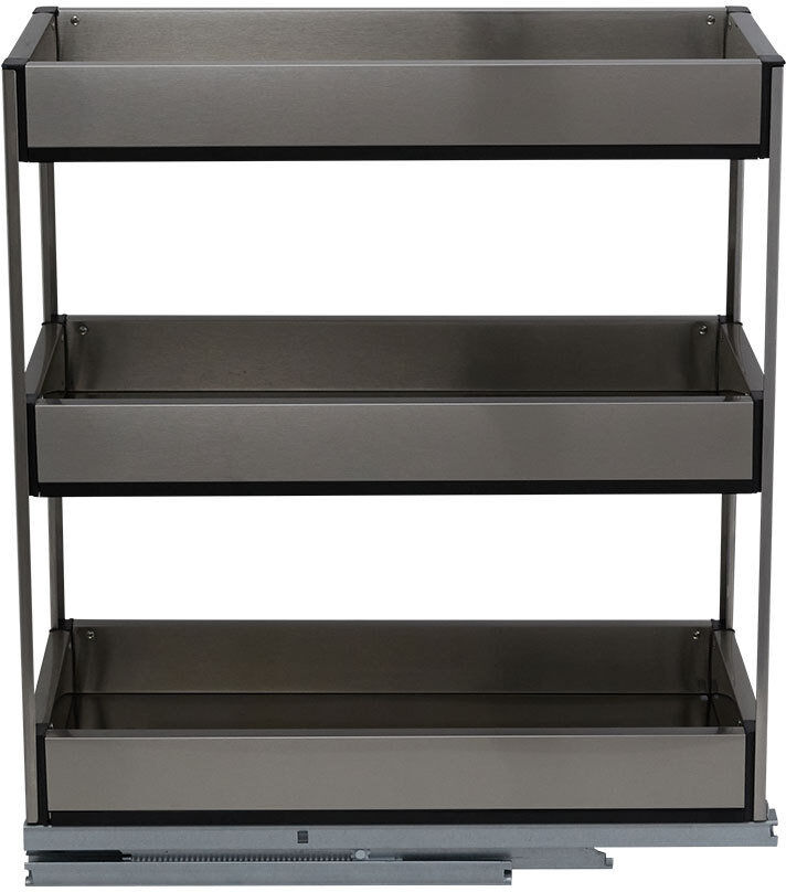 Latitude Run Ameera Cabinet Shelving Rack Matte Black 45cm x 15cm x 43cm