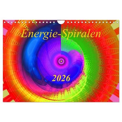 Energie-Spiralen 2026 (Wandkalender 2026 DIN A4 quer), CALVENDO Monatskalender