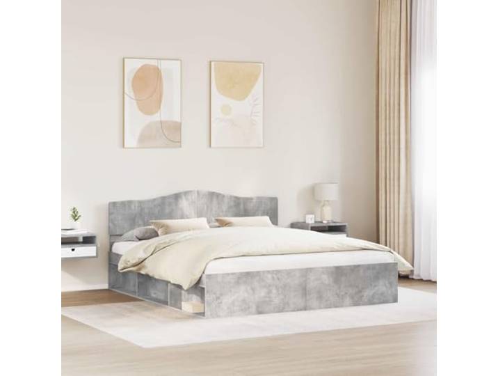SKTQYQO Doppelbett 180x200 in aus massivem Kiefernholz Moderne, rechteckige Struktur, Kopfteil inklusive, robustes Holz