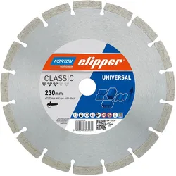 Norton Clipper, Sägeblatt, Diamantscheibe Classic Universal Ø 230x22,23 mm