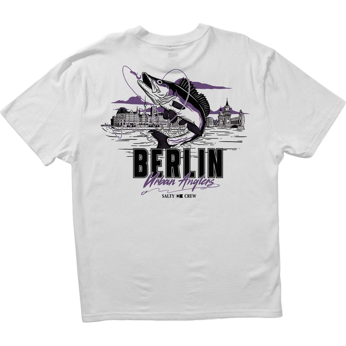 Salty Crew Berlin Urban Angler SS Tee white (WHT) S 25035098E-WHT-S