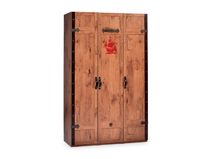 Möbel-Zeit Kleiderschrank PIRATE 3-türig