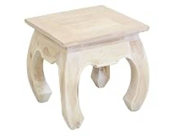 AUBRY GASPARD - Table Basse Carrée en Acajou Prêt À Monter 45X45X45 cm - Élégante et Durable - Idéale pour Salon - Montage Facile - Couleur Acajou - Taille 45X45X45 cm
