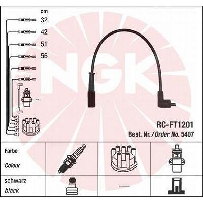 Ngk Zündleitungssatz [Hersteller-Nr. 5407]