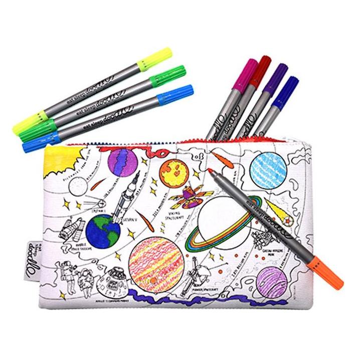 Eat Sleep Doodle Federmäppchen mit 10 Weltraummarkern (67060338)