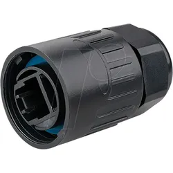 GC IC06-R101 - Unbestückter Stecker, Aussparung für RJ45 Stecker, Bajonett