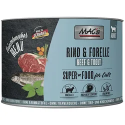 MAC ́s CAT Feinschmecker Rind & Forelle 6x200 g