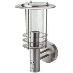 Grafner, Deckenleuchte, Edelstahl Wandlampe mit Bewegungsmelder (E27)