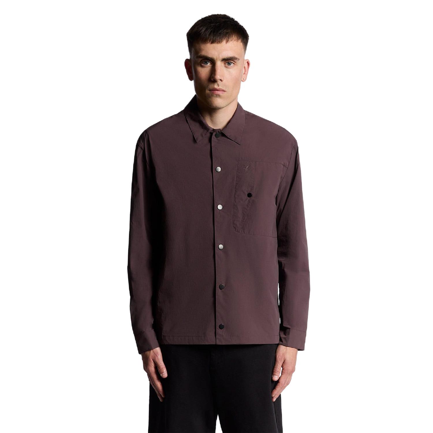 Lyle & Scott - Hemd für Herren, Übergroß, Fältchen (Braun)