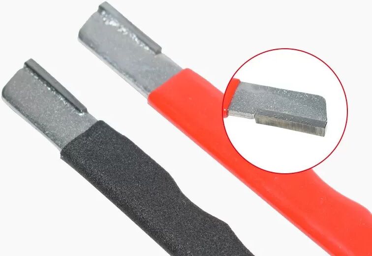 INF Tragbarer Messerschärfer für den Einsatz im Freien und in der Küche Rot