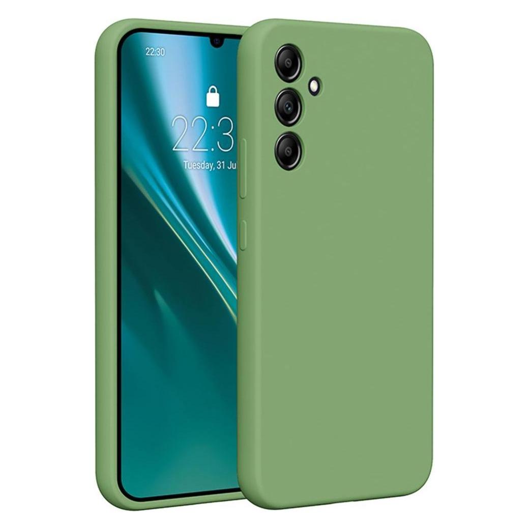 Etteri Silikonhülle für Samsung Galaxy A34 5G hellgrün (Samsung Galaxy A34 5G) (46455150)