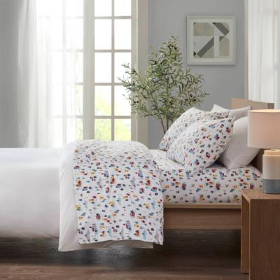 Madison Park Cozy Cotton Flannel Printed Sheet Set