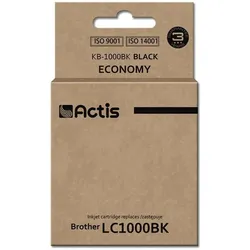 Factis, Druckerpatrone, KB-1000BK ink cartridge for Brother printer LC1000/LC970 black - Kompatibel - Ti (BK)