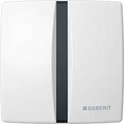 Geberit UR-Strg. mit elektron. Spülauslösung Batterie Abdeckpl. eckig, Zink-DG, ...