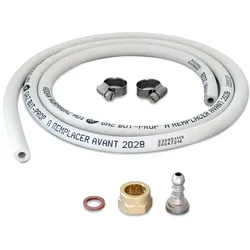 Proweltek Gasschlauch-Verbindungsset + Schnulleradapter + Fittings für Gasherde und Grills