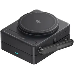 Baseus Ładowarka bezprzewodowa PicoGo AF21 3w1 Qi2.2 35W z kablem USB-C 1m - czarna (35 W), Wireless Charger, Schwarz