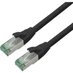 ROLINE RECYCLED MATERIAL ROLINE RM Patchkabel Cat.6A S/FTP (PiMF), schwarz, 2 m 21.45.3252