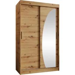 SCHWEBETÜRENSCHRANK Wika 120 cm mit Schubladen