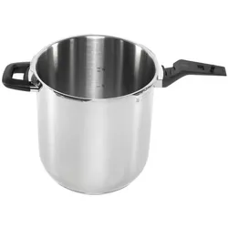 WMF Schnellkochtopf 8,5l Dampfkochtopf Perfect Premium Induktion Edelstahl 18/10, Pfanne + Kochtopf, Silber