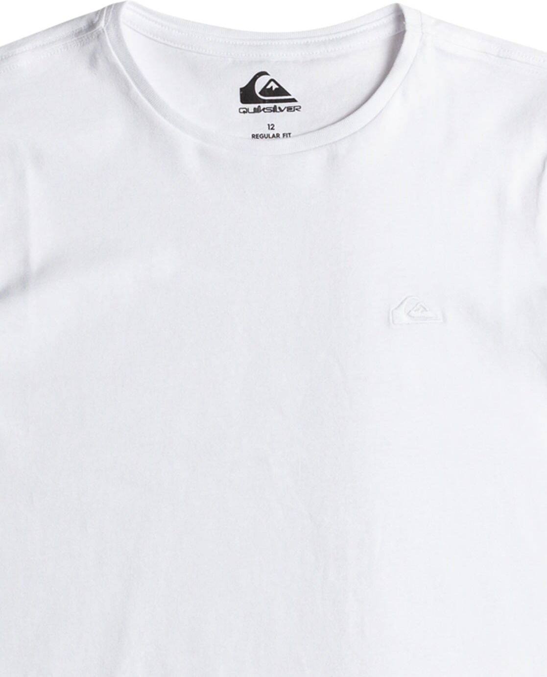 T-Shirt QUIKSILVER "Basic", Jungen, Gr. 16, weiss (weiß), Obermaterial: 100% Baumwolle., Shirts T-Shirt weiß 16