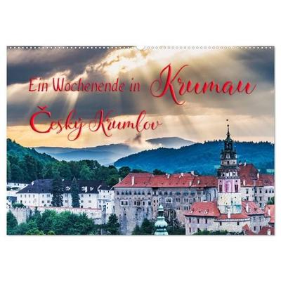 Ein Wochenende in Krumau (Wandkalender 2027 DIN A2 quer), CALVENDO Monatskalender