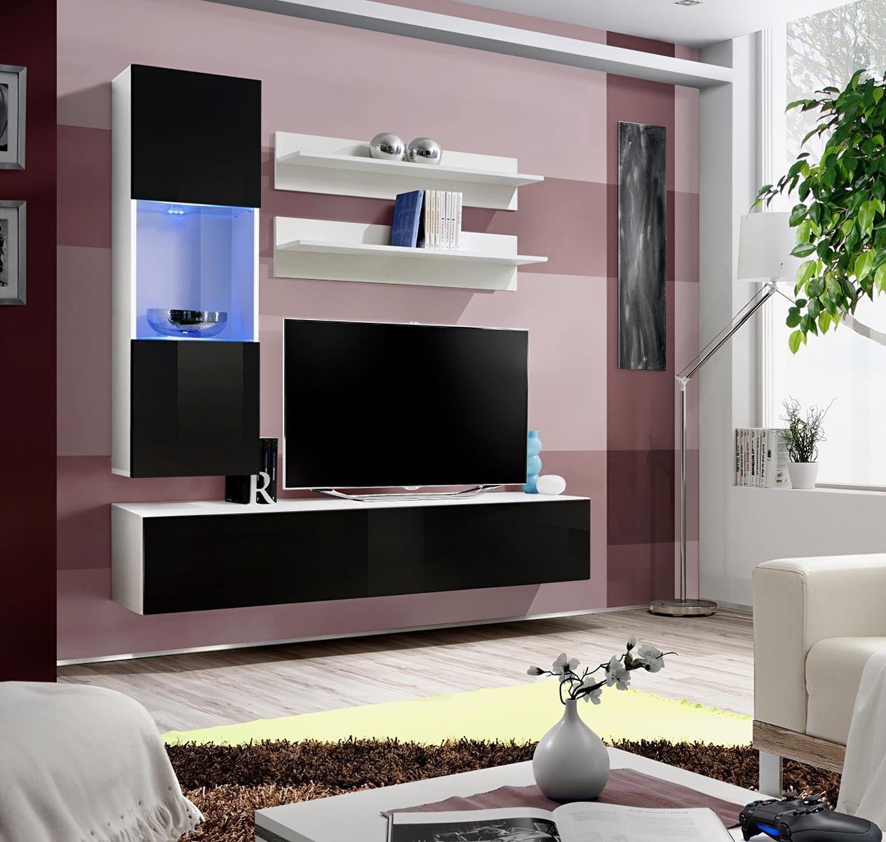 Luxus Houten Woonkamer Set Designer Inrichting 4-delig