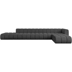 ECKSOFA modulares Sofa Zuvon-L3 - 478x177x70 cm Grau