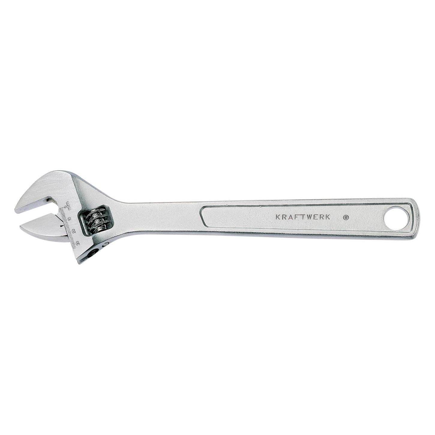 Kraftwerk Rollgabelschlüssel 12" 300 mm mit Skala (300 mm) (2412)