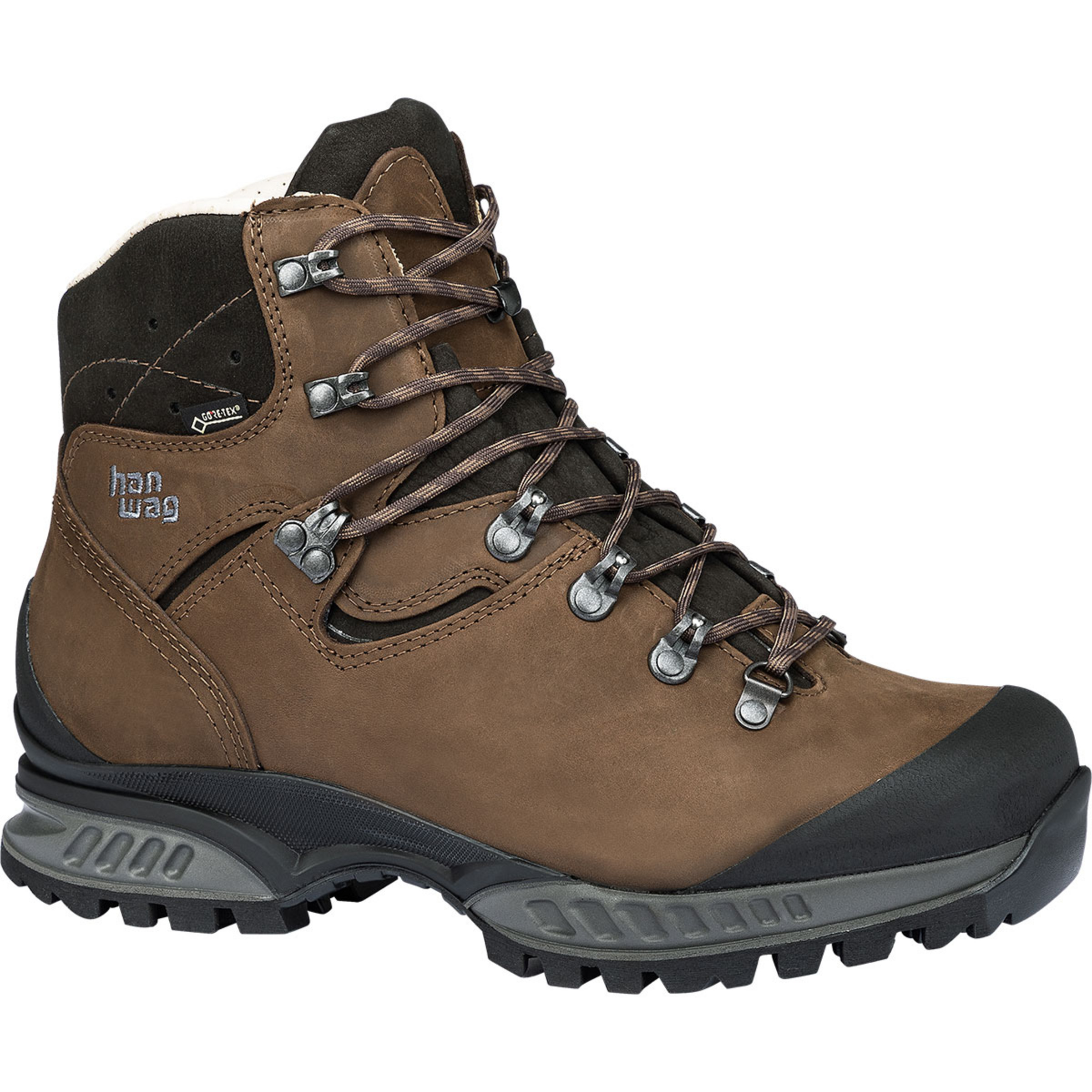 Hanwag Tatra II GTX Herren Wanderschuhe braun Größe 41.5 Trekking Wasserdicht