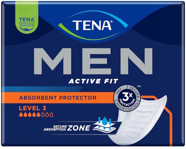 Tena Men Active Fit Level 3 Medicinsk udstyr 16 stk