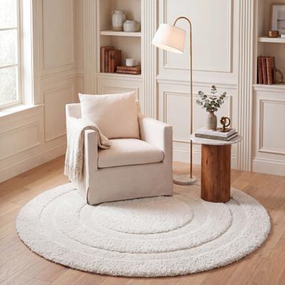 SAFAVIEH Florida Shag Carlinde Border 1.2-inch Thick Rug